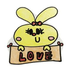 [LINEスタンプ] ウサちゃんスタンプ