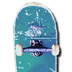 [LINEスタンプ] skateboarders sticker (english version)の画像（メイン）
