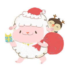 [LINEスタンプ] MonFu the sheep 3: Merry Christmas ！