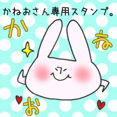 [LINEスタンプ] かねおさん専用スタンプの画像（メイン）