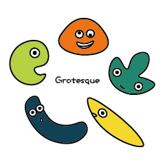 [LINEスタンプ] Grotesque