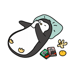 [LINEスタンプ] ペンギン トリオ ピンパンプン