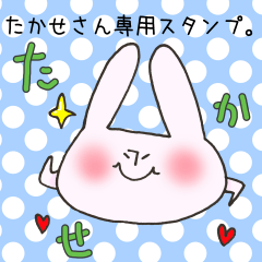 [LINEスタンプ] たかせさん専用スタンプの画像（メイン）