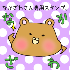 [LINEスタンプ] なかざわさん専用スタンプの画像（メイン）