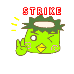[LINEスタンプ] Kappa Bowling