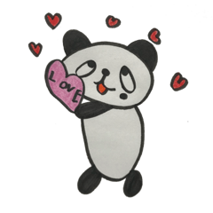[LINEスタンプ] ゆずのパンダちゃん