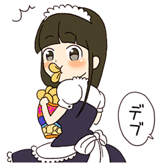 [LINEスタンプ] 秋葉原メイドカフェ「ミアカフェ」スタンプ
