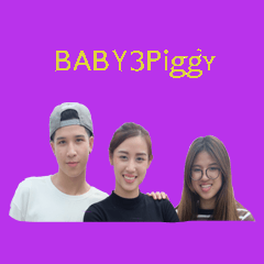 [LINEスタンプ] BABY3Pigs