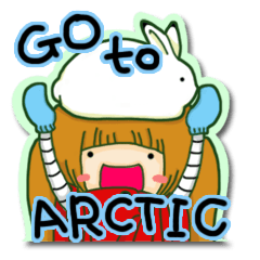 [LINEスタンプ] Dorothy ＆ Lallas - in Arctic