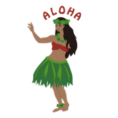[LINEスタンプ] Alohaスタンプ