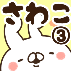 [LINEスタンプ] 【さわこ】専用3の画像（メイン）