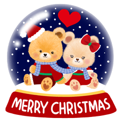 [LINEスタンプ] Bale ＆ Fiends (Happy Christmas)