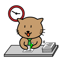 [LINEスタンプ] Office Cat by Littlepayoon (Big Version)