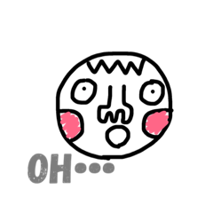 [LINEスタンプ] ohoh oops
