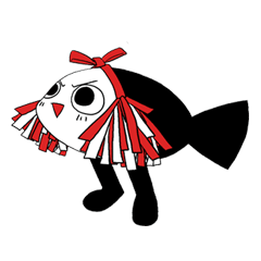 [LINEスタンプ] 両足のサバちゃん