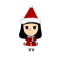 [LINEスタンプ] young short merry Christmas