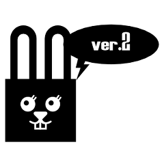 [LINEスタンプ] sonic rabbit message ver.2