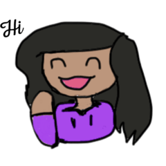 [LINEスタンプ] derpy girl