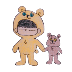 [LINEスタンプ] れんれんアンドぼんぼん