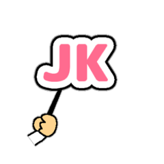 [LINEスタンプ] プラカードを持つJK編