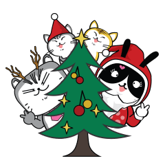 [LINEスタンプ] Crazy Cat ＆ Fat Rabbit : Greeting