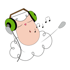 [LINEスタンプ] Sally the sheep