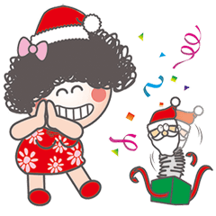 [LINEスタンプ] Christmas party started.の画像（メイン）