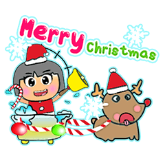 [LINEスタンプ] Maruko. Merry Christmas.