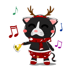 [LINEスタンプ] Darken: Merry Christmas ＆ Happy New Year