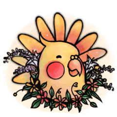 [LINEスタンプ] Shy cockatiel 's daily life, let's move！