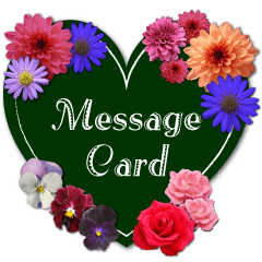 [LINEスタンプ] 丁寧でオトナ可愛い 花のメッセージカードの画像（メイン）