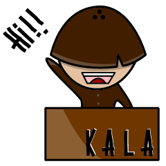 [LINEスタンプ] KALA MAN