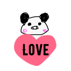 [LINEスタンプ] pigs nose bear