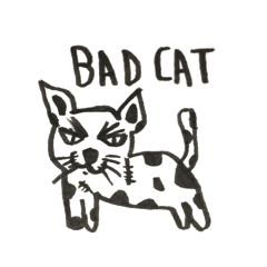 [LINEスタンプ] BAT CAT