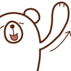 [LINEスタンプ] 日常に潜むクマ