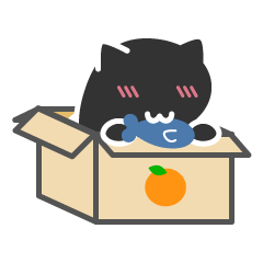 [LINEスタンプ] 黒ねこシンプルトーク