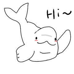 [LINEスタンプ] Simple Beluga