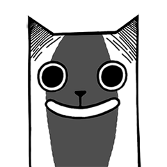 [LINEスタンプ] Paper cat, kari