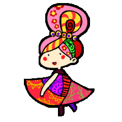 [LINEスタンプ] カラフルなファンタジー物語な人たち