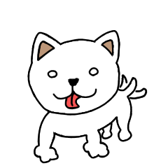 [LINEスタンプ] ワンわんスタンプ犬(5才)