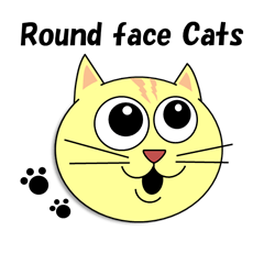 [LINEスタンプ] 猫の顔スタンプ