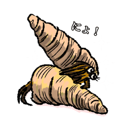 [LINEスタンプ] Tomo_nyo's hermit crab sticker