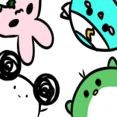 [LINEスタンプ] ふーどあにまる