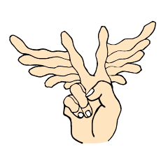 [LINEスタンプ] FingerWang_1