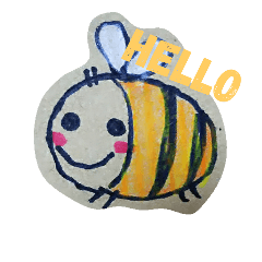 [LINEスタンプ] みつばちのぶんぶん
