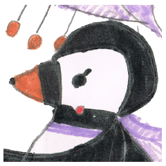 [LINEスタンプ] つのめどり「ぴーちゃん」の生活