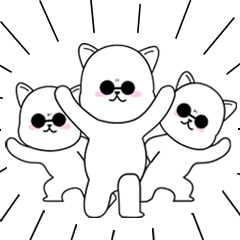 [LINEスタンプ] A playful dog