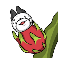 [LINEスタンプ] Dragon Fruit Dog 2