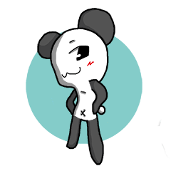 [LINEスタンプ] コマぱんだ