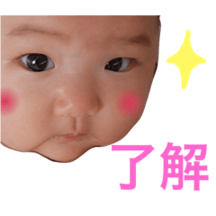 [LINEスタンプ] 遥ちゃん3ヶ月